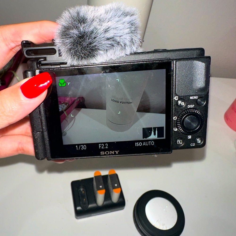 SONY ZV1 CAMERA w/ all attachments